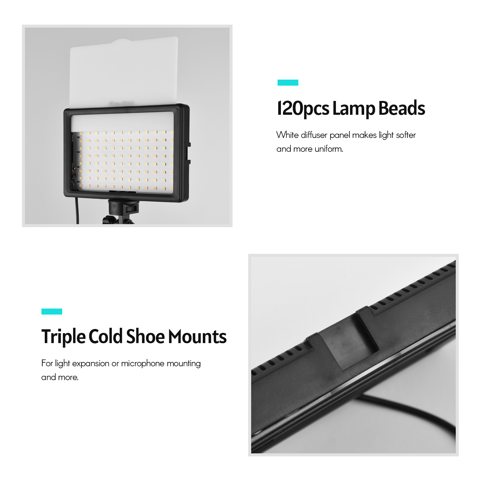 Andoer 2 Stuks Led Video Light - Photography Lighting Uk recensie en prijs