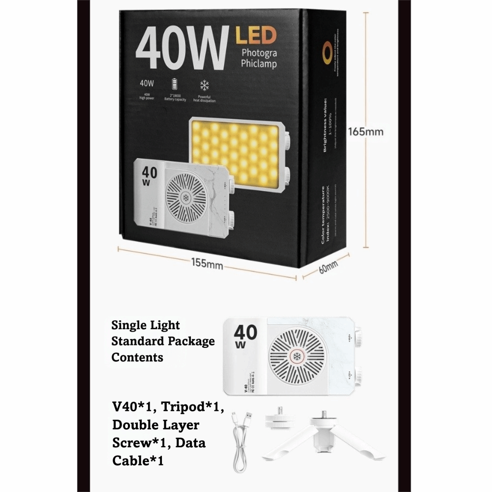 Dubbele kleurtemperatuur 40W L - Photography Lighting Color recensie en prijs