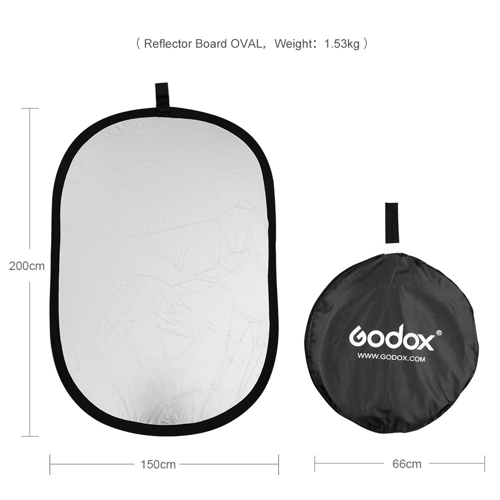 Godox 2in1 Goud en Zilver Oval - Reflector Disc Silver recensie en prijs