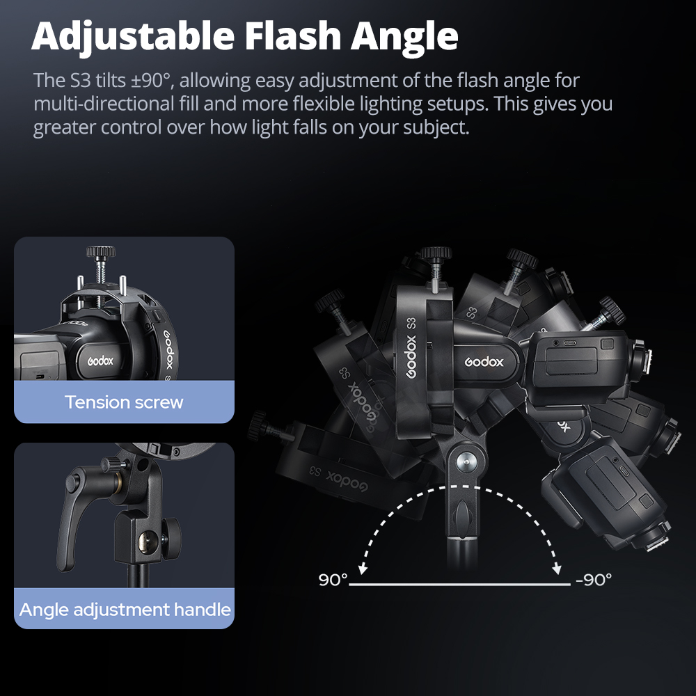 GODOX S3 Flitsbeugel Speedlite - Godox Speedlite Flash recensie en prijs